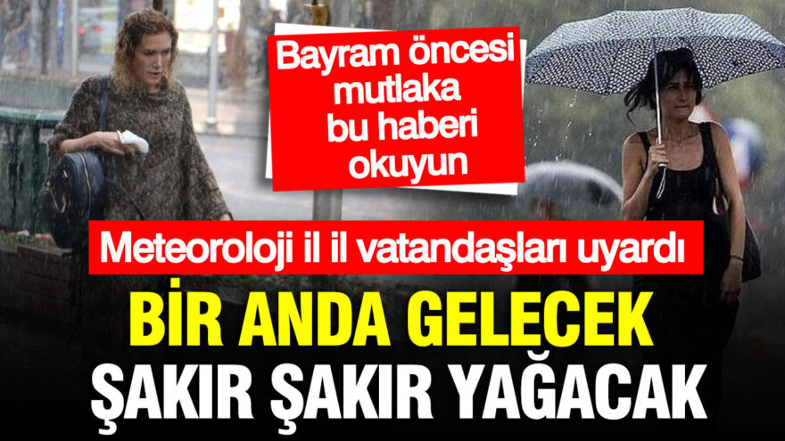 Meteoroloji’den Uyarı: Sıcaklıklar Düşüyor, Türkiye’yi Gök Gürültülü Sağanak Yağışlar Bekliyor