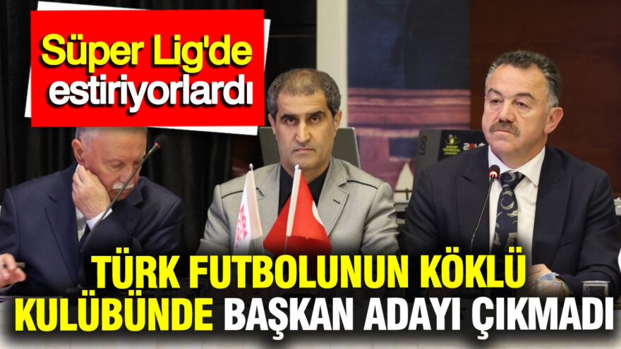 Süper Lig’in Eski Şampiyonu Sivasspor’da Başkan Adayı Bulunamadı
